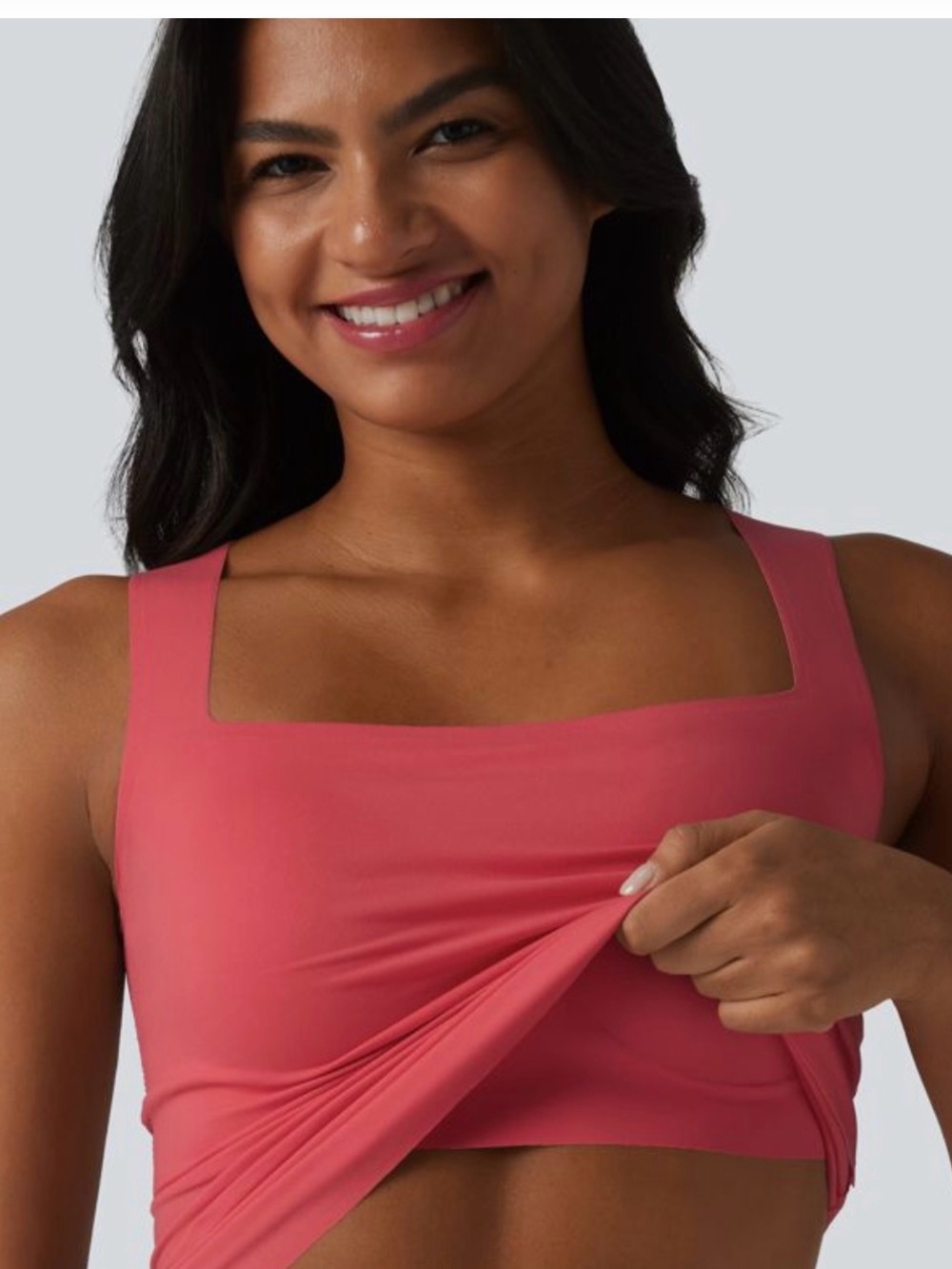 Halara Square Neck Crop Tank Top
